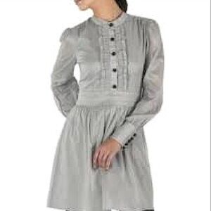 Alice Temperley for Target Gray Vintage Inspired Victorian Dress Size 9 Juniors